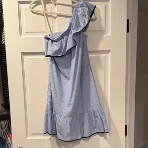 Sail to Sable Blue Asymmetrical Dress